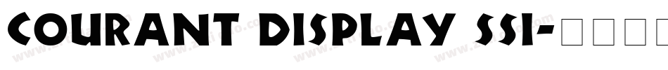 Courant Display SSi字体转换
